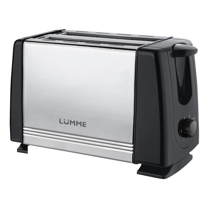 Kenyérpirító, Lumme LU-1201, fekete/gyöngyház színű, 700 W