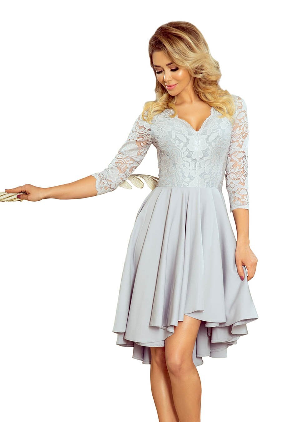 Rochie dama Dottie, Gri, Gri
