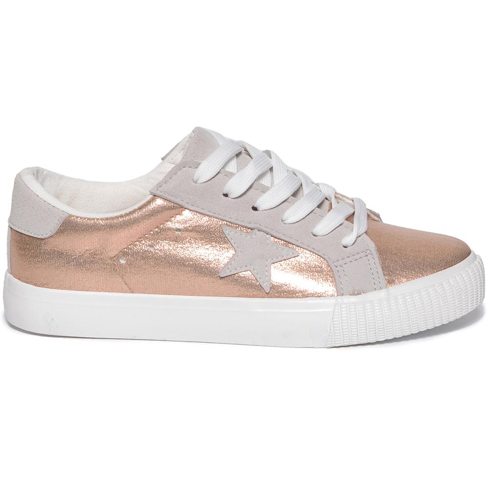 Pantofi sport dama Dory, Auriu, Auriu