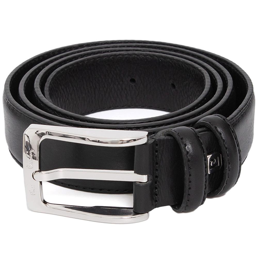 Curea barbati din piele naturala Pierre Cardin GCB329, Negru