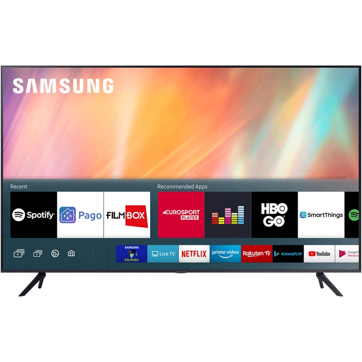 Televizor Samsung 75AU7172, 189 cm, Smart, 4K Ultra HD, LED, Clasa G