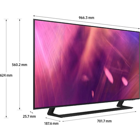 Televizor Samsung 43AU9072, 108 cm, Smart, 4K Ultra HD, LED, Clasa G