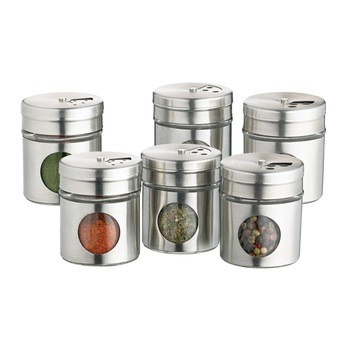 Set 6 recipiente condimente - Kitchen Craft Set 6 recipiente condimente - Kitchen Craft