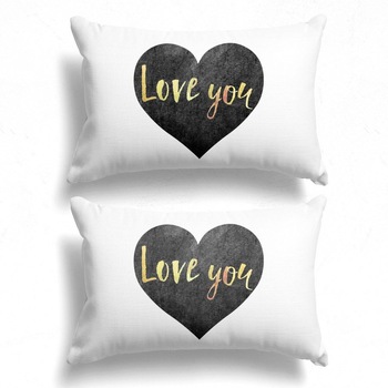 Set 2 fete perna bumbac 100% , Cotton Club, 50x70cm, Halfy Set 2 fete perna bumbac 100% , Cotton Club, 50x70cm, Halfy