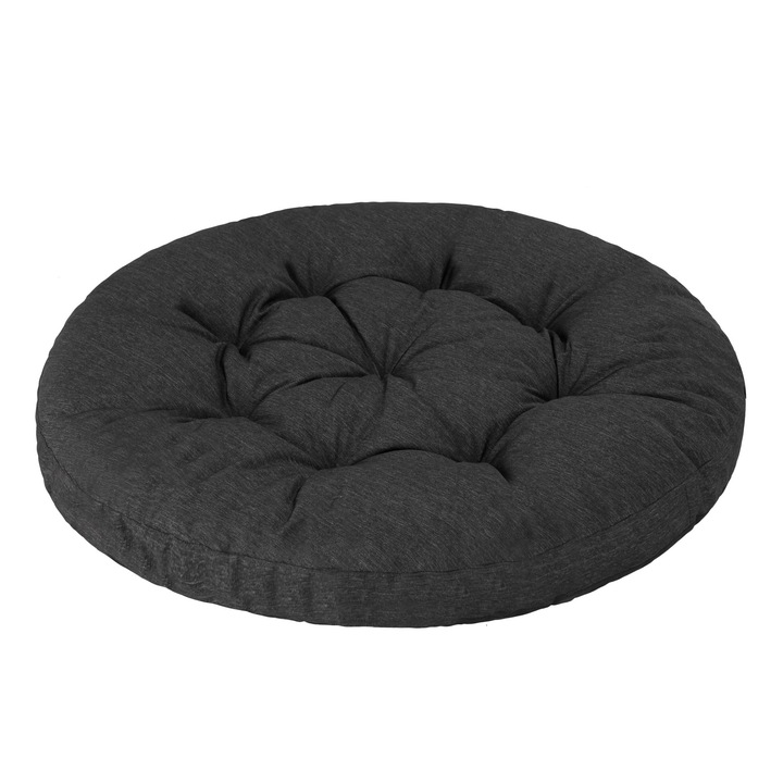 Градинска възглавница за седалка , черна, размер L - 92x92 см, Hobbydog