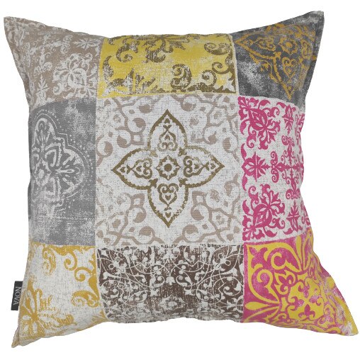 Husa perna decorativa Sasan, Nova Textile, 45x45 cm, fermoar, grey