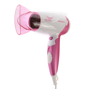 Uscator de par pliabil Pritech, de 1600 W, cu 2 de trepte temperatura, coldshot - RC1370 Uscator de par pliabil Pritech, de 1600 W, cu 2 de trepte temperatura, coldshot - RC1370