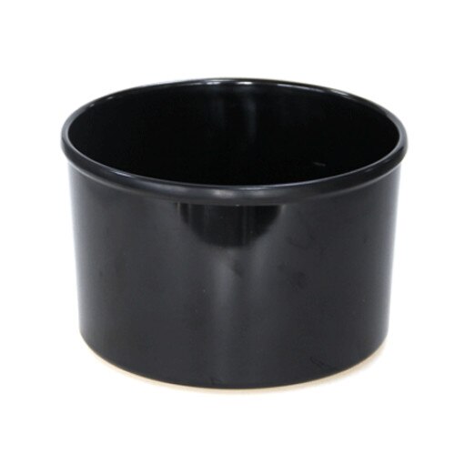 Recipient melamina rotund bufet Culinaro Murun 17x10cm 1800ml negru