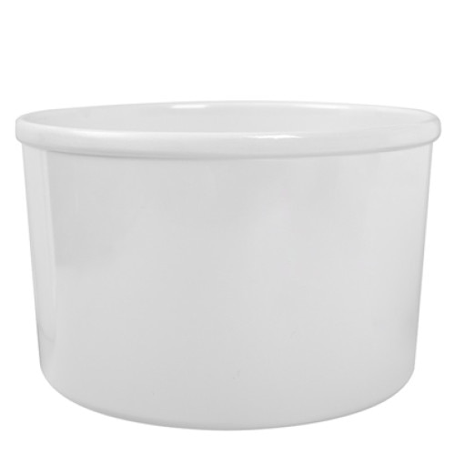 Recipient melamina rotund bufet Culinaro Murun 17x10cm 1800ml alb