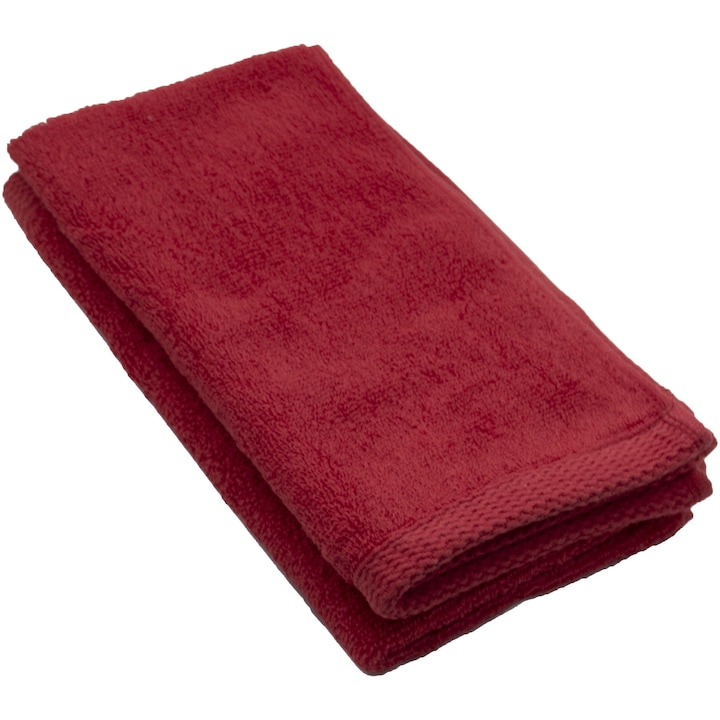 Комплект 2 кърпи SOMNART, 100% памук, 600 гр/м2, 30x50 см, Червен