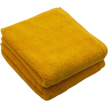 Set 2 prosoape SOMNART, bumbac 100%, 600gsm, 50x90cm, galben Set 2 prosoape SOMNART, bumbac 100%, 600gsm, 50x90cm, galben