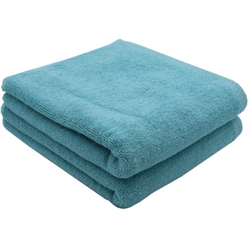 Set 2 prosoape SOMNART, bumbac 100%, 600gsm, 50x90cm, turquoise Set 2 prosoape SOMNART, bumbac 100%, 600gsm, 50x90cm, turquoise