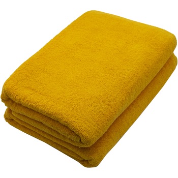 Set 2 prosoape SOMNART, bumbac 100%, 600gsm, 70x140cm, galben Set 2 prosoape SOMNART, bumbac 100%, 600gsm, 70x140cm, galben