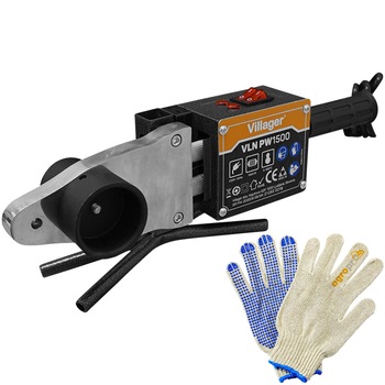 Aparat de sudura tevi plastic Villager VLN PW 1500, temperatura 300 grade, putere 1500W, manusi protectie AgroPro Aparat de sudura tevi plastic Villager VLN PW 1500, temperatura 300 grade, putere 1500W, manusi protectie AgroPro