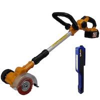 perie electrica pentru buruieni villager vwb 1920 motor electric cu perii ghidaj telescopic turatii 1200min set power bundle villager fuse acumulator 3 ah incarcator 165 a lanterna led magnetica agropro imagen 3_0_
0