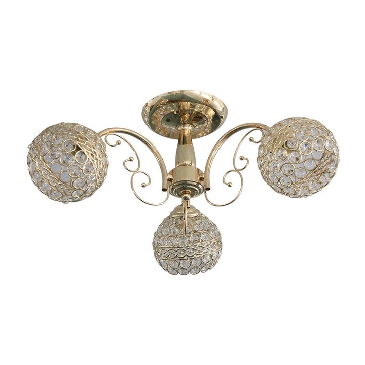 Lustra Sunfire Auriu+Alb 3xE27 60W, FST38029