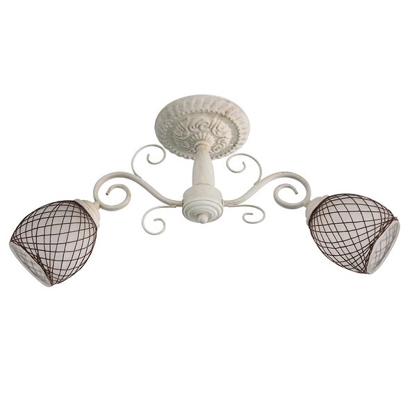 Lustra Elegance Alb antique, 2xE27 60W, FST38136