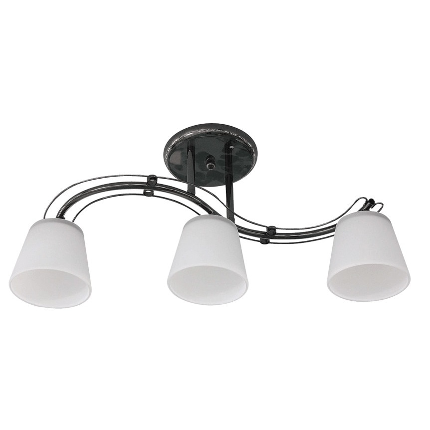 Lustra Erste Aria, 3xE27, max 60w, Wenge+Alb, EL0037972