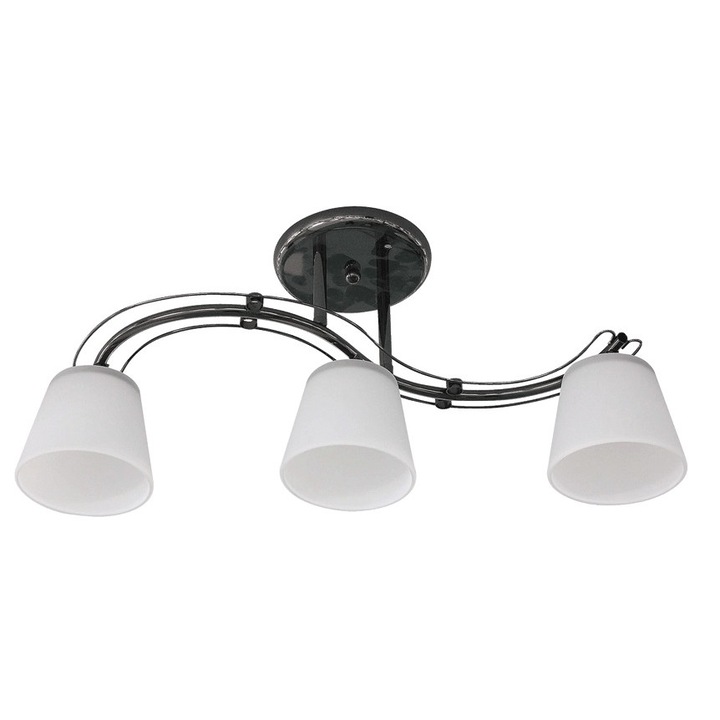 Полилей Erste Aria, 3xE27, Мax 60W, Венге / Бял, EL0037972