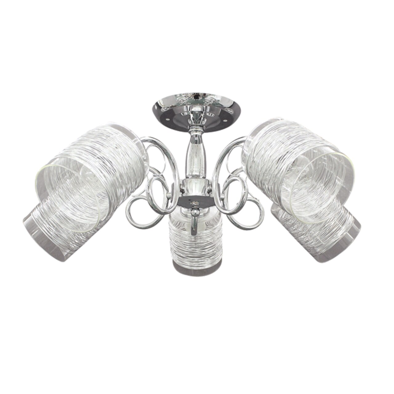 Lustra Interior Erste Zarya 5x60W Max E27 EL0037986 Crom Alb