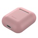 Husa Baseus Ultra Thin Compatibil cu Apple AirPods, Gen 1 & Gen 2, silicon, 0.8 mm, Roz