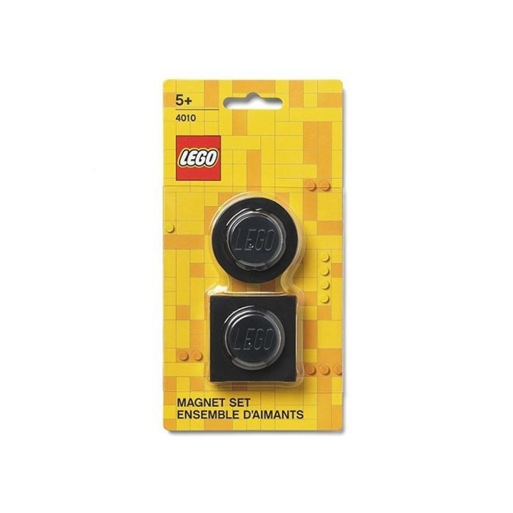 Set 2 magneti Lego , negru