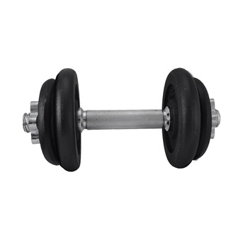 Gantera Rucanor Combi,10 Kg, Negru Cromat Gantera Rucanor Combi,10 Kg, Negru Cromat