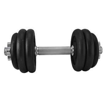 Gantera Rucanor Combi,15 Kg, Negru Cromat Gantera Rucanor Combi,15 Kg, Negru Cromat