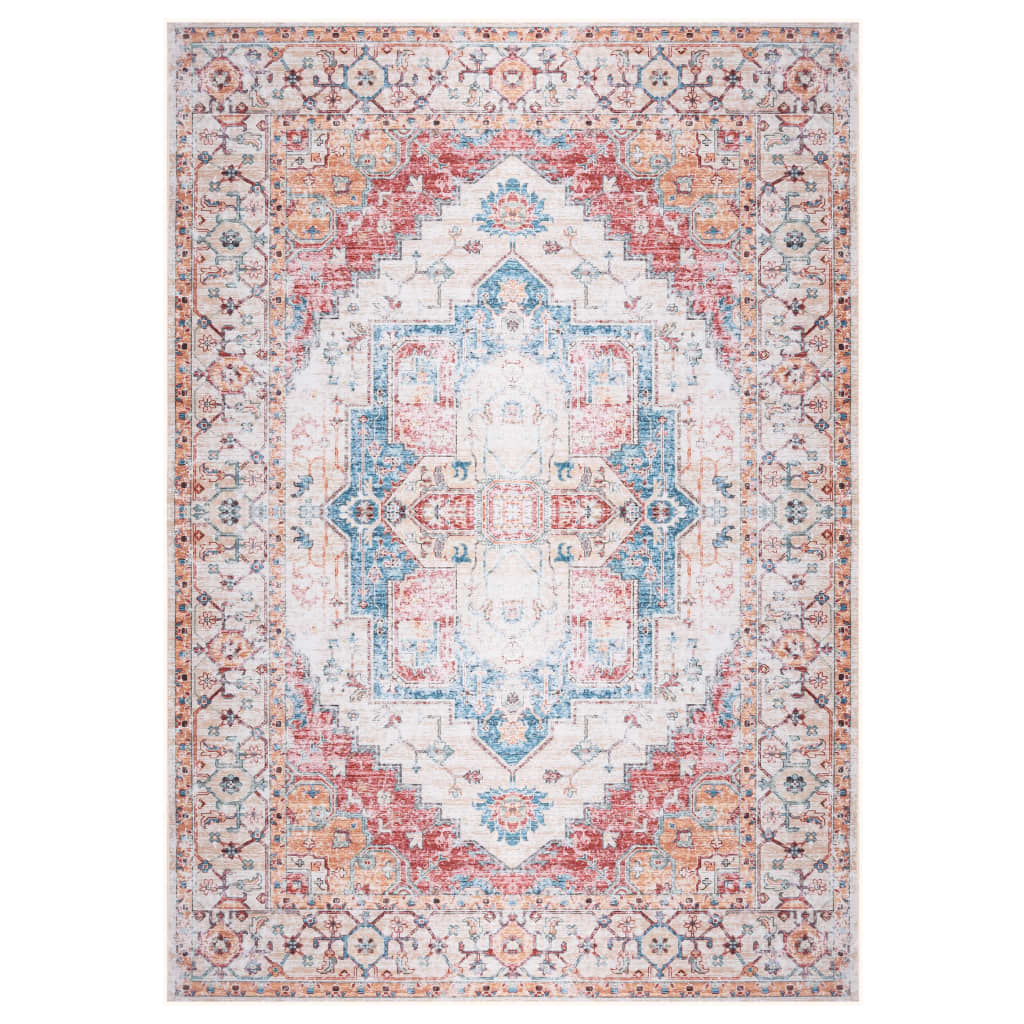 Covor imprimat, vidaXL, Poliester, 140 g / m², 0,05 cm, 120 x 160 cm, Multicolor