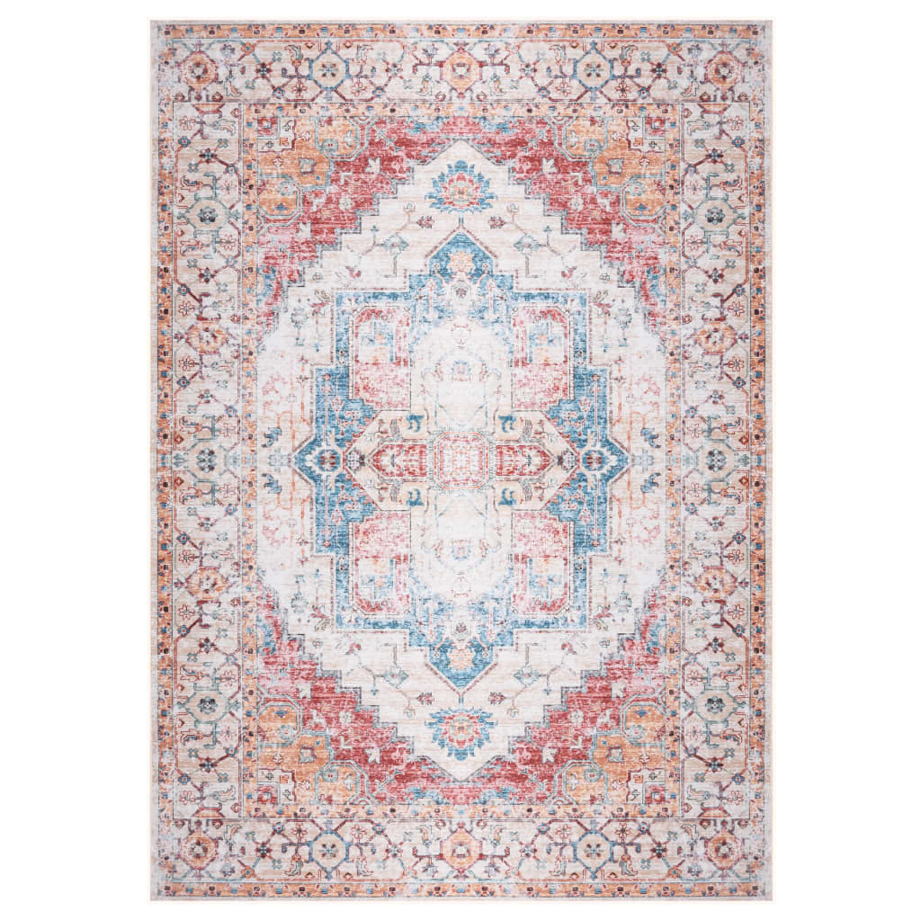 Covor imprimat, vidaXL, Poliester, 140 g / m², 0,05 cm, 140 x 200 cm, Multicolor