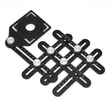 Sistem pliabil, Zola®, trasare gauri placi ceramice , metalic, negru, 6x120mm Sistem pliabil, Zola®, trasare gauri placi ceramice , metalic, negru, 6x120mm