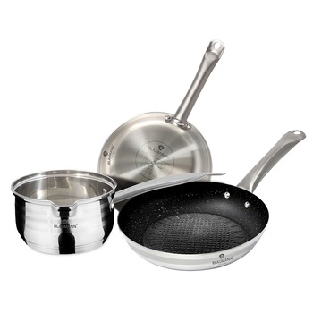 Set 3 piese BerlingerHaus Gourmet Line tigaie 20/26 cm si Cratita cu coada 16cm Set 3 piese BerlingerHaus Gourmet Line tigaie 20/26 cm si Cratita cu coada 16cm
