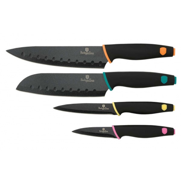 Set 4 cutite BerlingerHaus Black Diamond Collection, negre