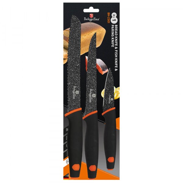 Set 3 cutite BerlingerHaus Granit Diamond Line