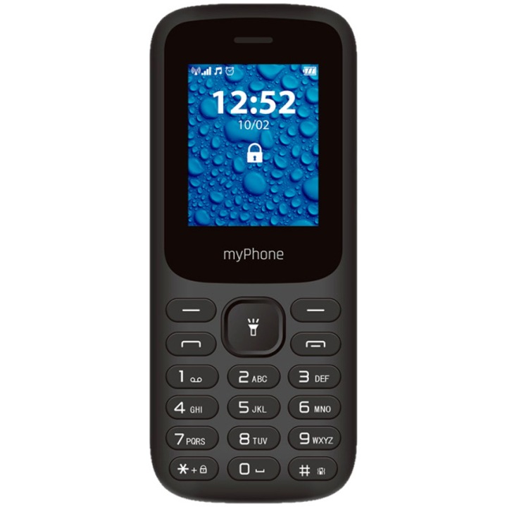 MyPhone 2220 Mobiltelefon, Dual SIM, Fekete