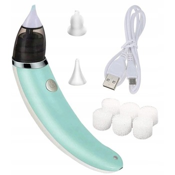 Aspirator nazal bebelusi, Zola®, electric, 5 viteze, 2 capete diferite si 6 filtre, putere 3500 mmHg Aspirator nazal bebelusi, Zola®, electric, 5 viteze, 2 capete diferite si 6 filtre, putere 3500 mmHg