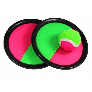 Set de joaca cu minge si 2 discuri 18.5 cm cu arici , Zola®, catch ball ,multicolora Set de joaca cu minge si 2 discuri 18.5 cm cu arici , Zola®, catch ball ,multicolora