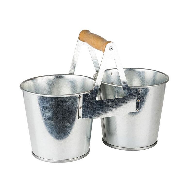 Galetusa dubla pentru servire pentru cartofi prajiti