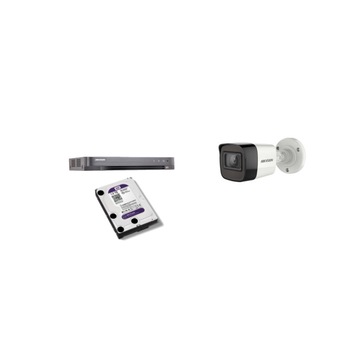 Kit supraveghere video Hikvision 5MP, cu 1 camera 5MP de exterior/interior si HDD 1 TB MK415 Kit supraveghere video Hikvision 5MP, cu 1 camera 5MP de exterior/interior si HDD 1 TB MK415