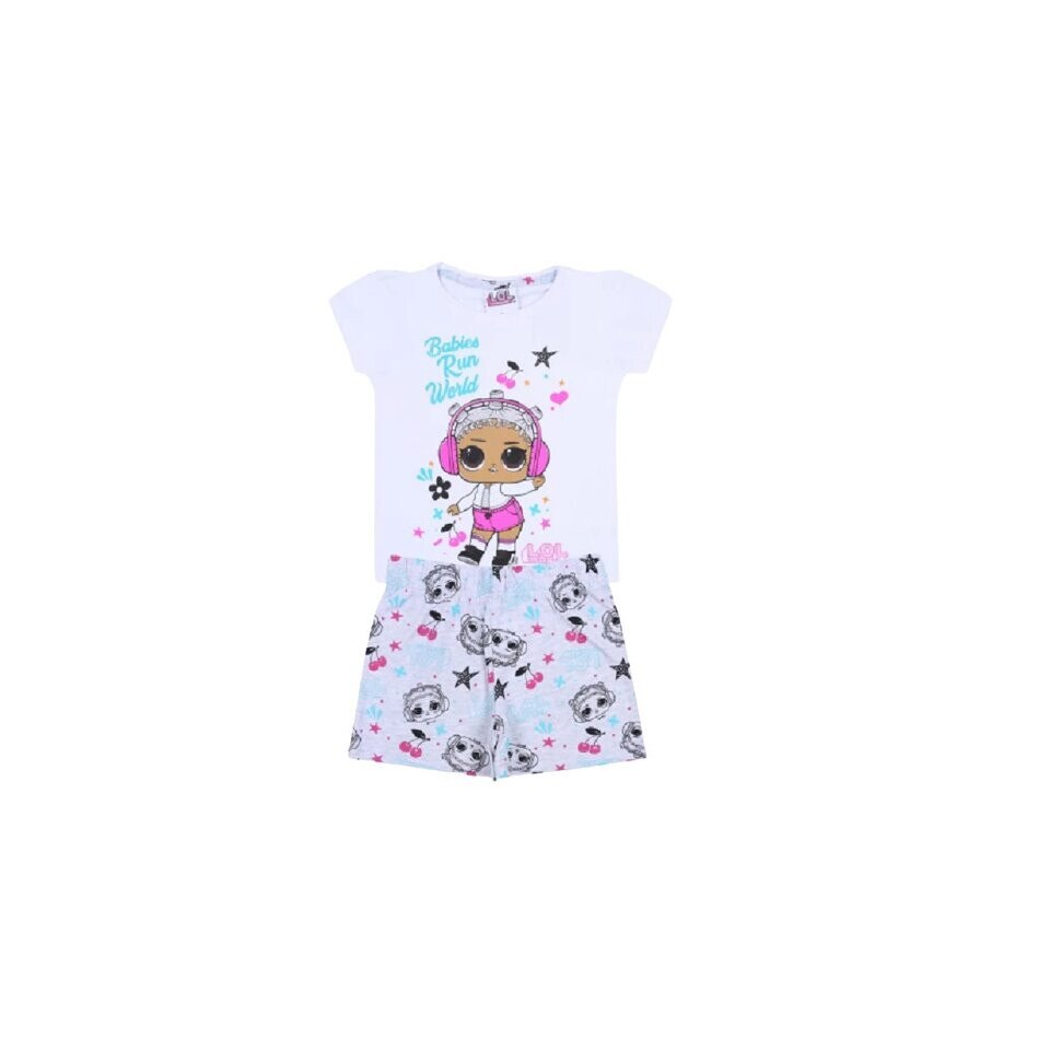 Pijama maneca scurta, LOL, Baby run world, alba
