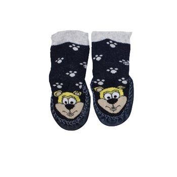 Mocasini, ursulet, bluemarin cu labute 16-17 Mocasini, ursulet, bluemarin cu labute 16-17