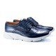 Pantofi barbati, ORTIZ & REED, Albastru/Alb, Piele naturala, 45 EU