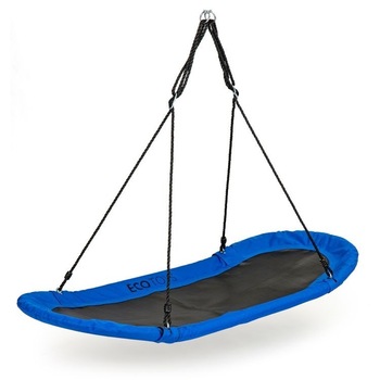 Leagan Suspendat, pentru Curte sau Gradina, Capacitate 100kg, Albastru Leagan Suspendat, pentru Curte sau Gradina, Capacitate 100kg, Albastru