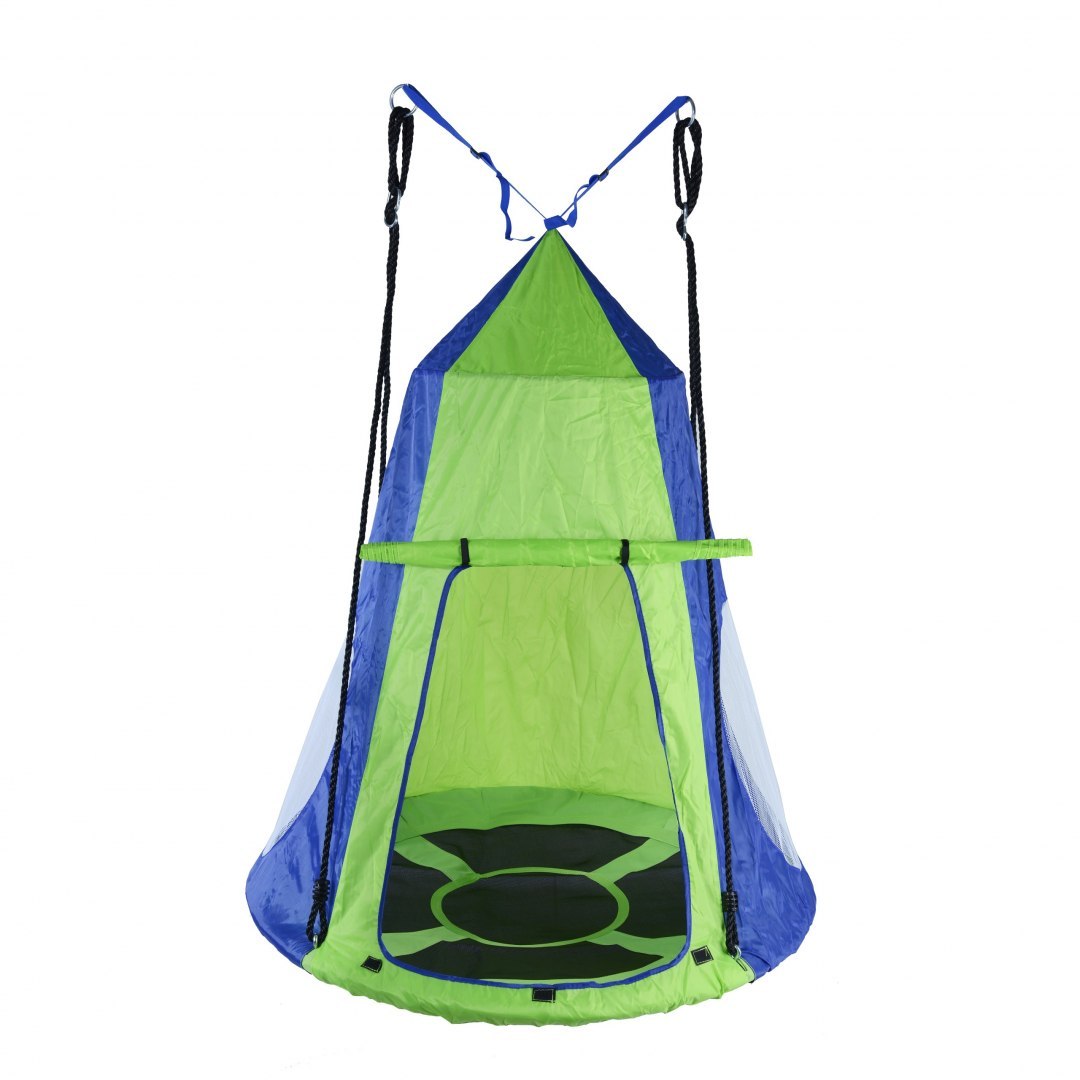Cort de Joaca pentru Copii, culoare verde/albastru, 100x70x120 cm