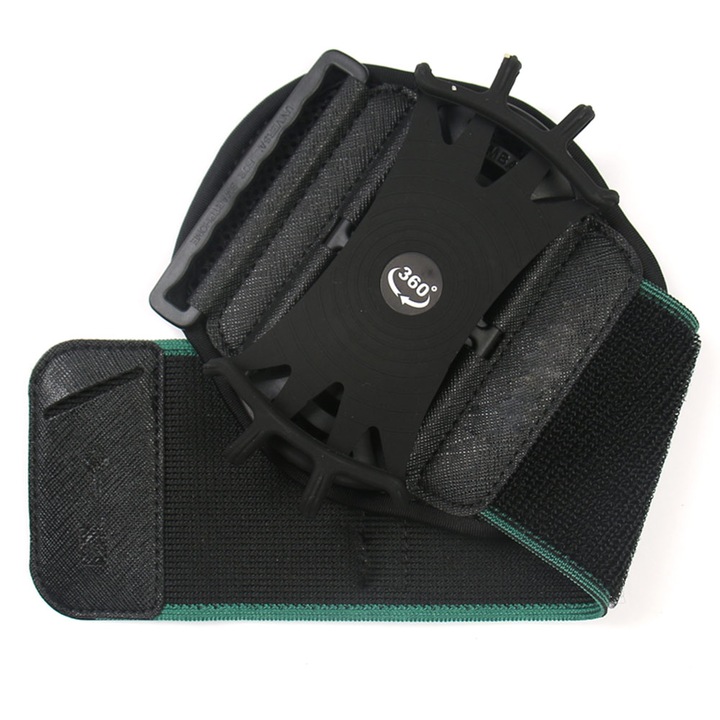 Devia Univerzális tok, kéztartóval, 360 fordulat, 4 - 6,5 hüvelyk, Fekete