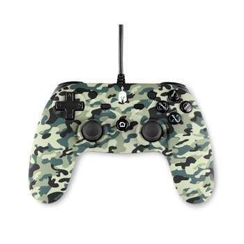 Gamepad cu fir Spartan Gear Oplon, Verde Gamepad cu fir Spartan Gear Oplon, Verde
