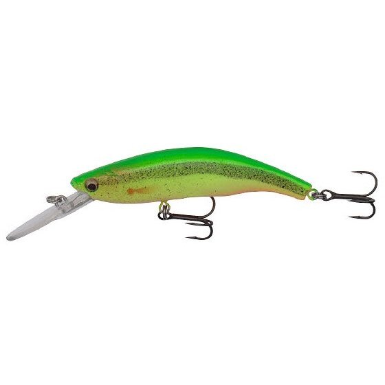 Vobler Savage Gear 3D Minnow Diver 7.5cm 9g Verde/Galben