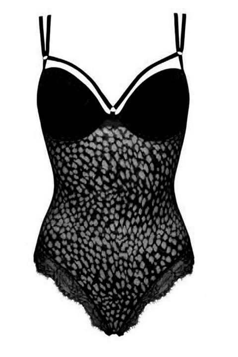 Дамско боди SIeLEI 6821, Матово черно