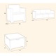 Set mobilier gradina/terasa Nebraska, canapea 3 locuri + 2 fotolii + masuta depozitare, perne incluse, maro