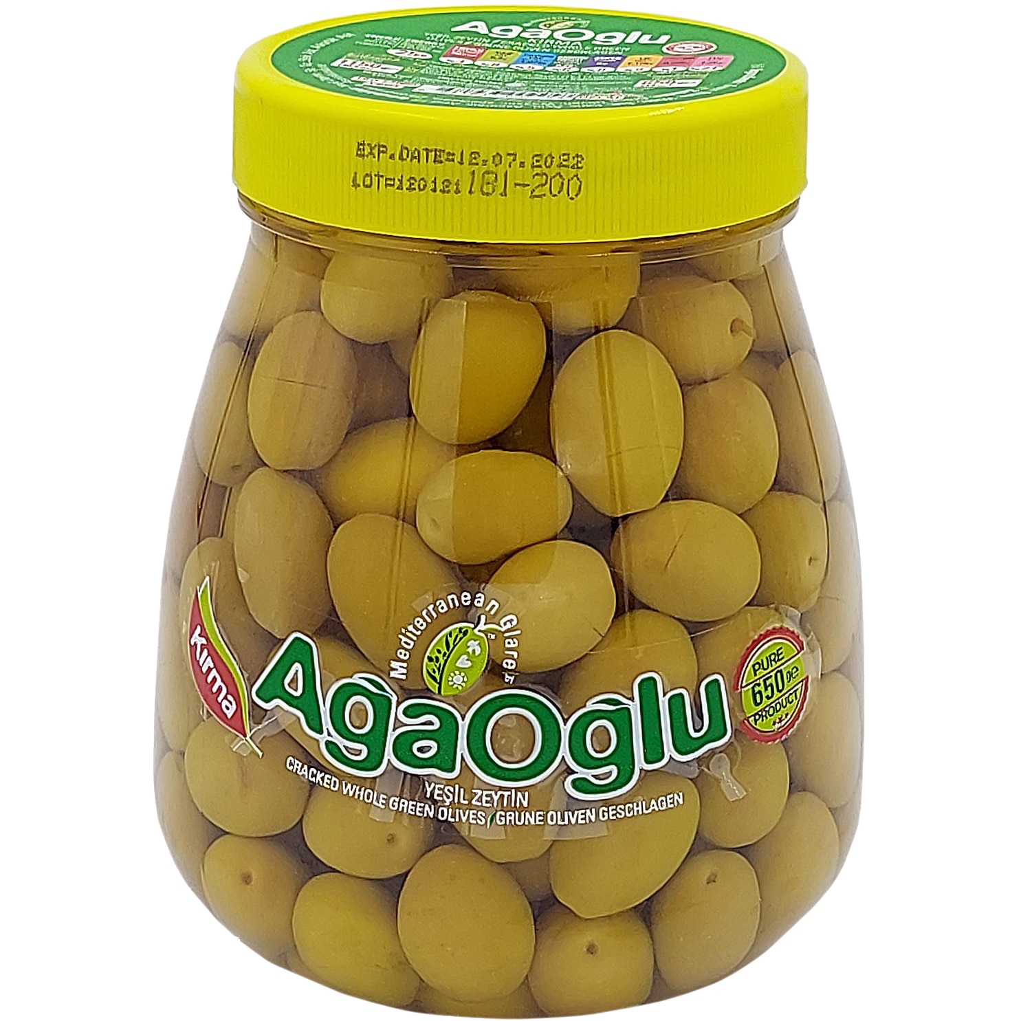 Masline verzi in saramura sparte (201-230) Agaoglu, 650g